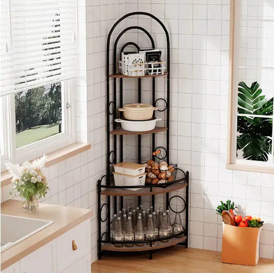 Plant Stand With Metal Frame