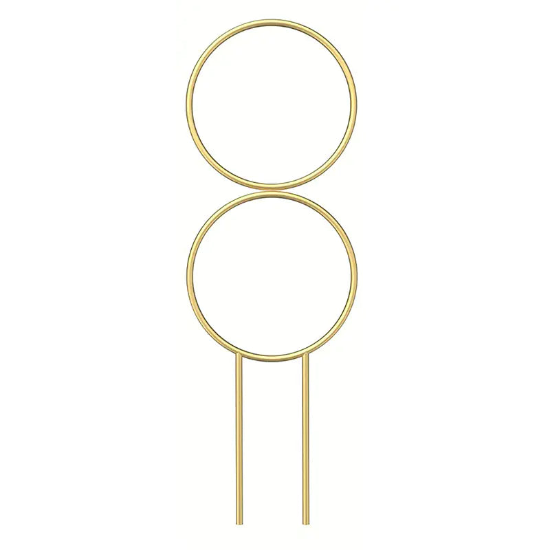 Creative Geometric Metal Plant Support Stand