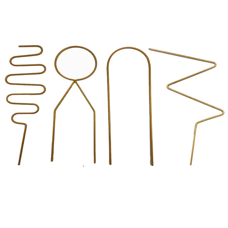 Creative Geometric Metal Plant Support Stand